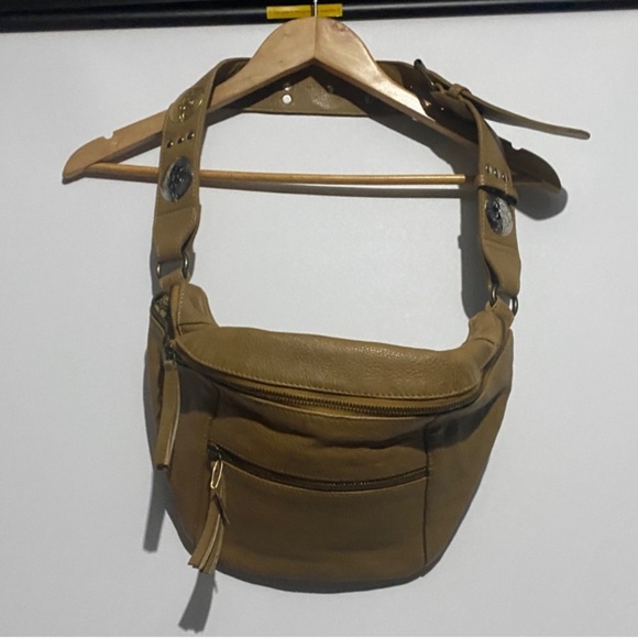 Free People Leather Wilder Embellished Sling Bag - Picture 2 of 10